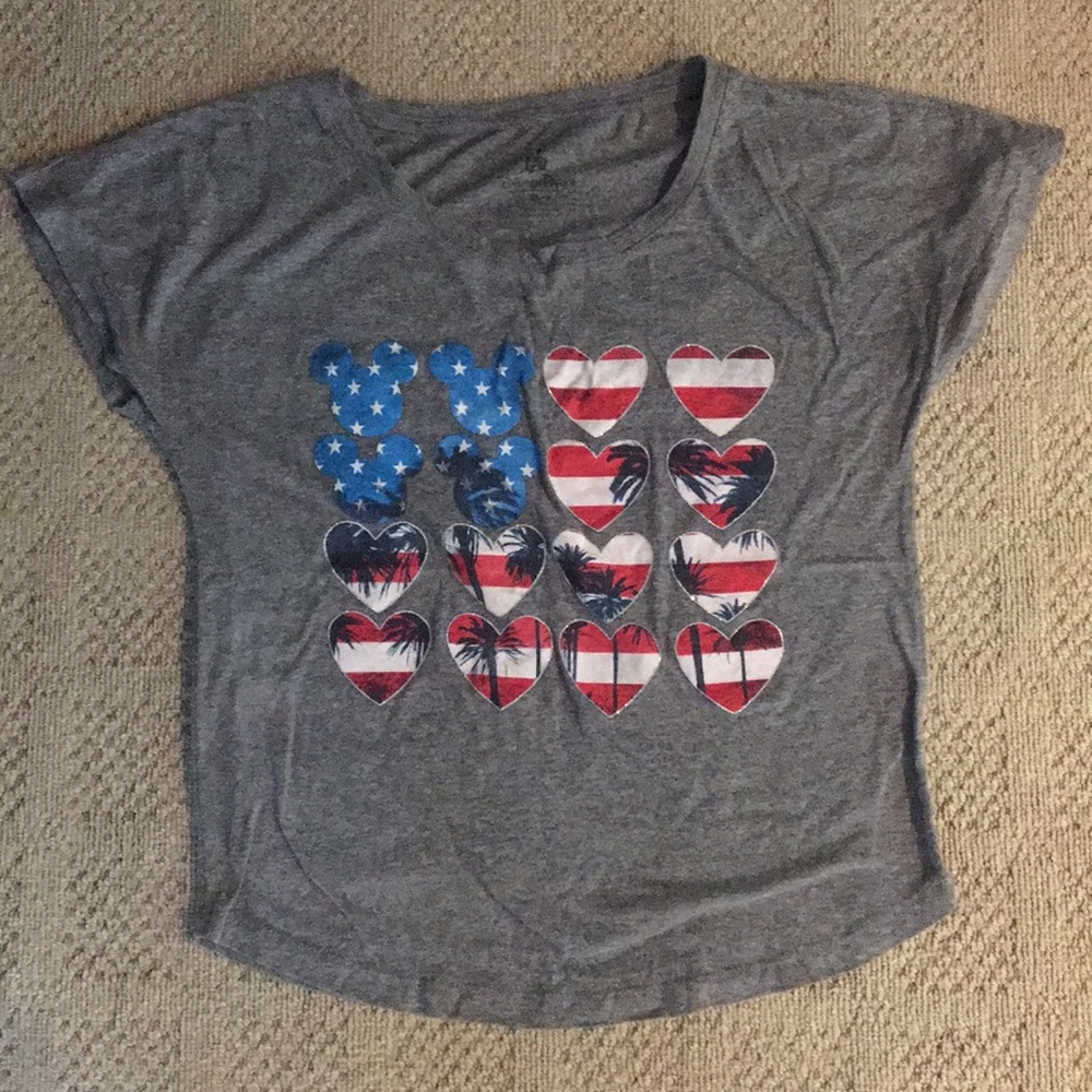 American flag Disney top